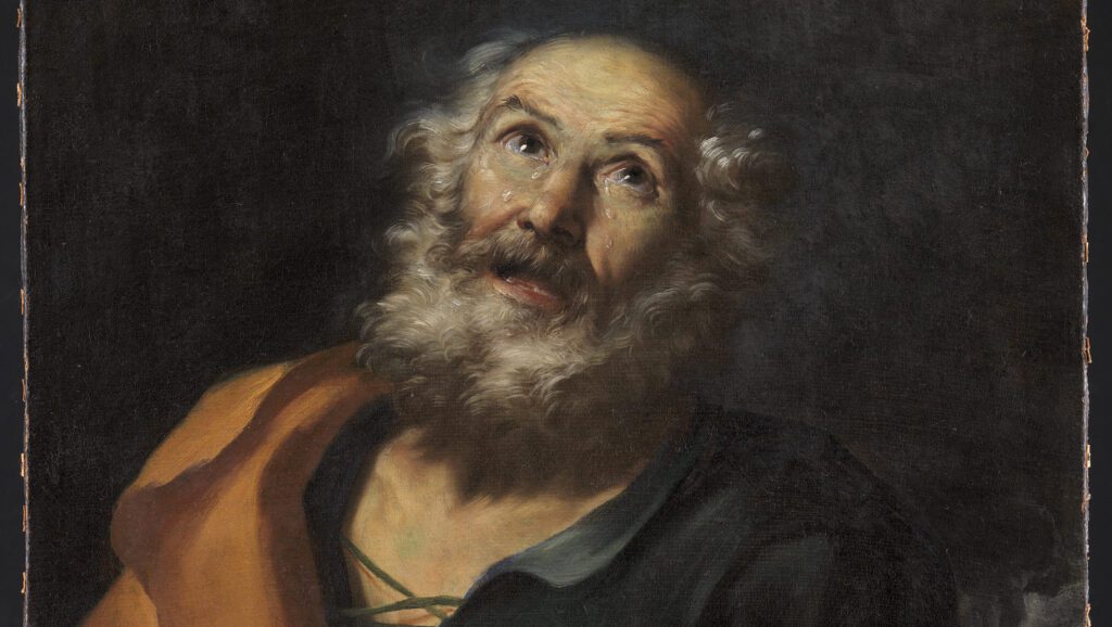 “El apóstol Pedro”, por Girolamo Troppa, 1637-1710, italiano. (Wikimedia Commons)