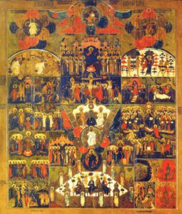 Ícono ruso del siglo XVII que ilustra los artículos del credo. (Wikimedia Commons)