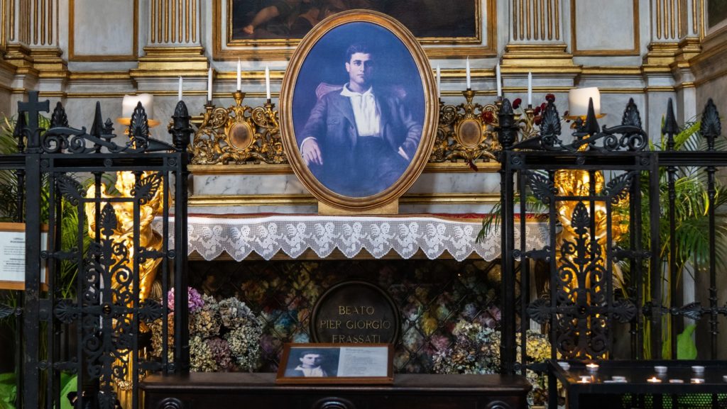 El lugar de enterramiento del beato Pier Giorgio Frassati en Turín, Italia. (Isabel Cacho)