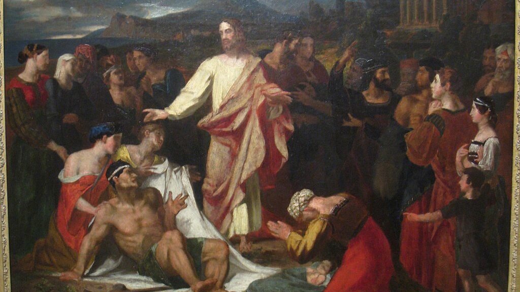 "Cristo curando a los enfermos", de Washington Allston, 1813. (Wikimedia Commons)