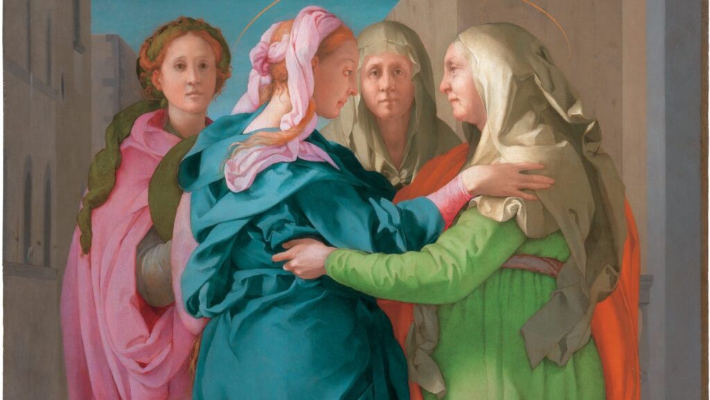 "La Visitación", obra de Jacopo da Pontormo. (© Antonio Quattrone, Florence/Getty)