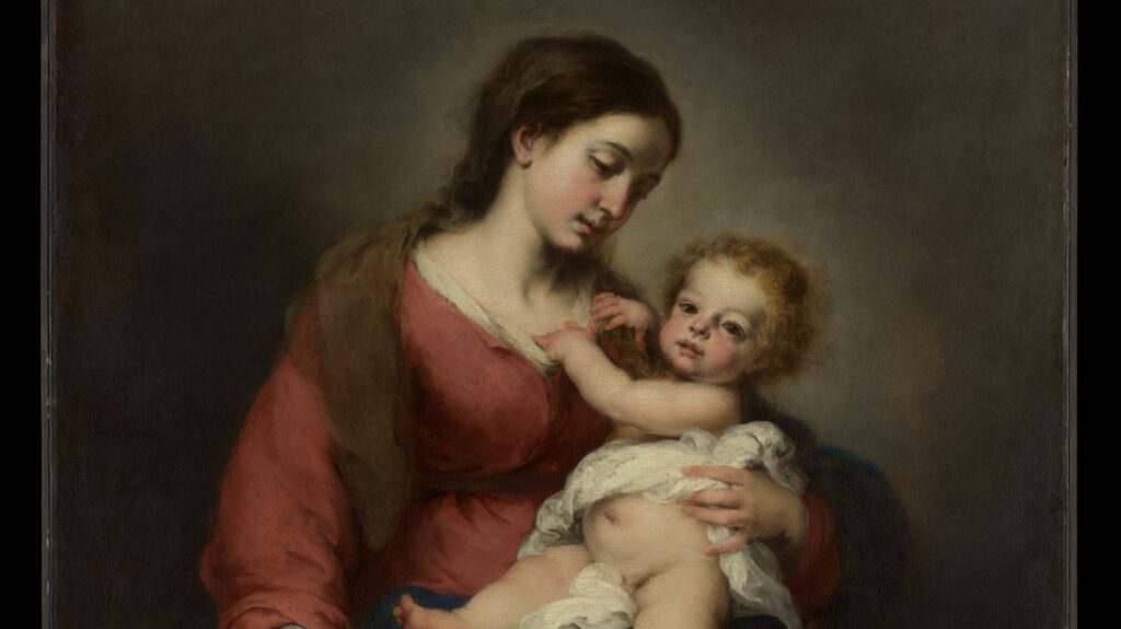 “Virgen y Niño”, de Bartolomé Esteban Murillo. (Museo Metropolitano de Arte)
