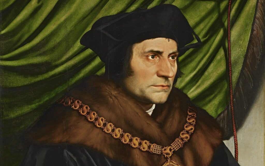 Retrato de Santo Tomás Moro, pintado por Hans Holbein el Joven en 1527. (Wikipedia)