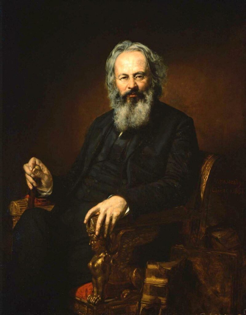 Retrato de Orestes Brownson en 1863, obra del pintor estadounidense G. P. A. Healy (1813-1894). (Wikimedia Commons)