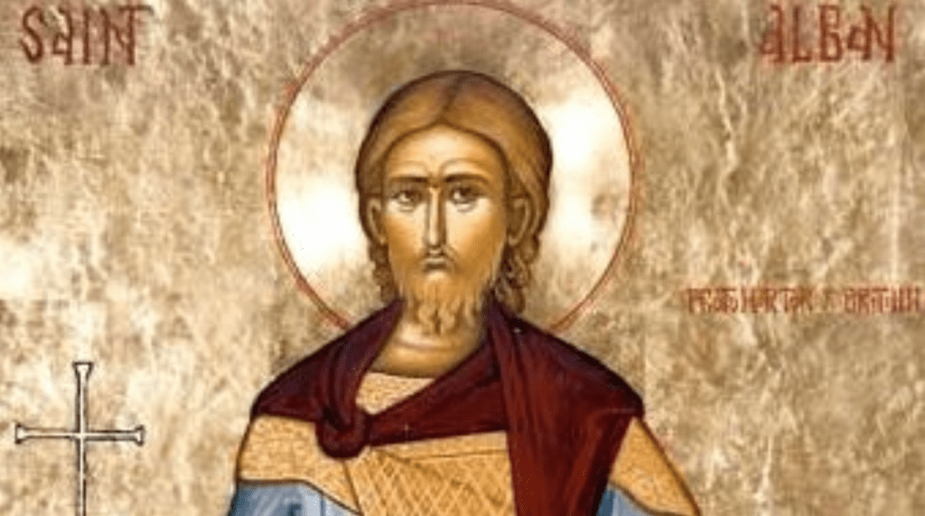 Icono ortodoxo oriental de San Albano. (Wikipedia)