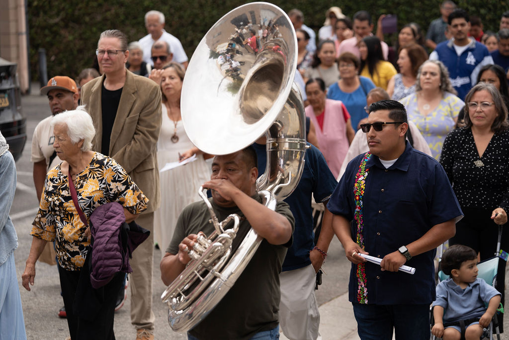 Alrededor de 600 personas participaron el 26 de julio en la procesión que puso fin a la 114.ª novena en honor a santa Ana. (Poncho Romero)