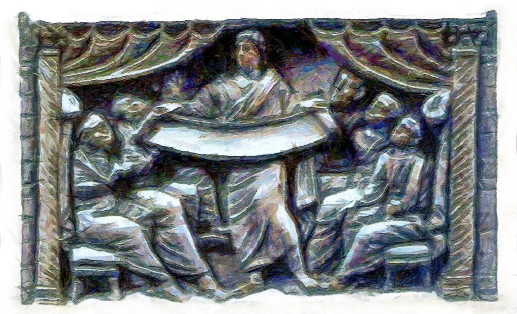 Marción enseñando. (Mart Sander / Wikimedia Commons)