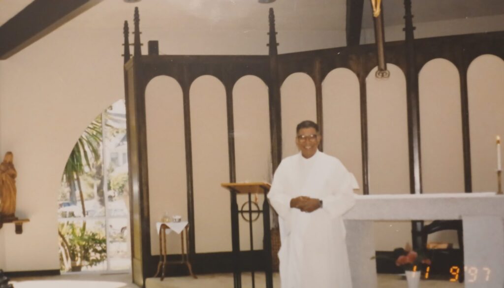 El diácono Alexander en 1997. (Familia Alexander)