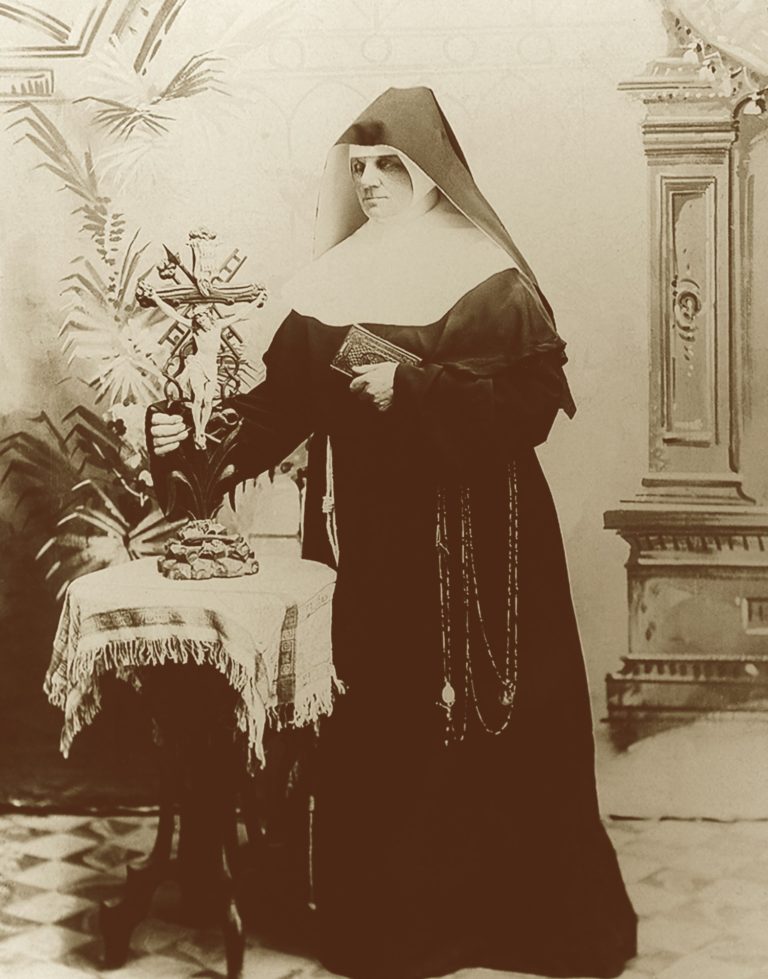 Adele Brice aparece con hábito en una fotografía sin fecha. (Foto de archivo de CNS, cortesía del Santuario de Nuestra Señora del Buen Socorro)