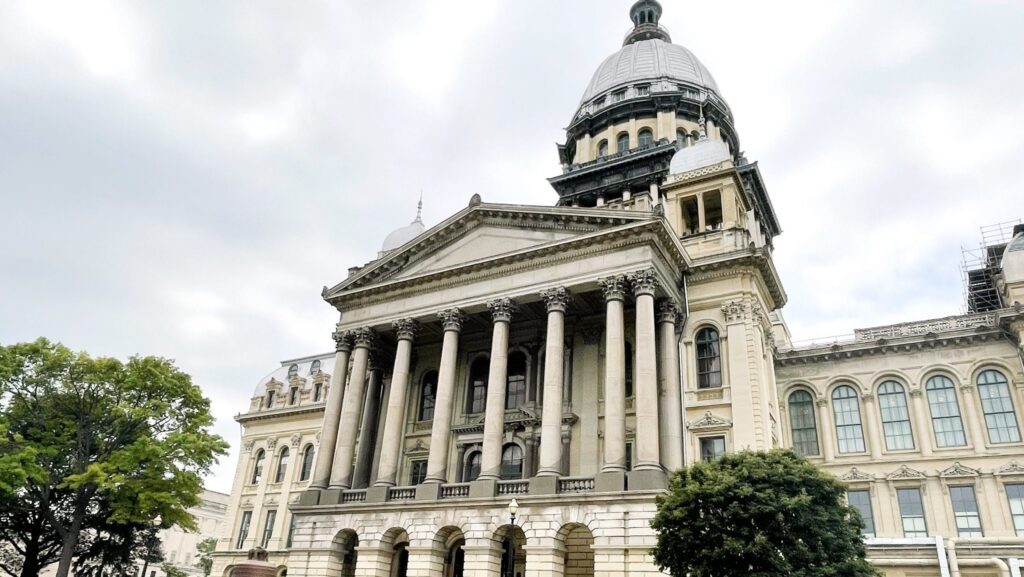 El Capitolio de Illinois, en Springfield, aparece en esta foto de archivo del 3 de junio de 2025. (Foto de OSV News/Megan Marley)