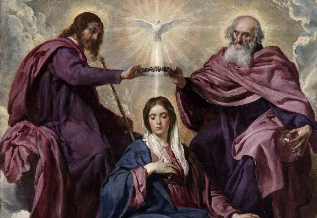 "Coronación de la Virgen".
