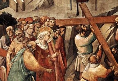 "El hallazgo de la Vera Cruz", Agnolo Gaddi, Florencia, 1380. (Wikipedia)