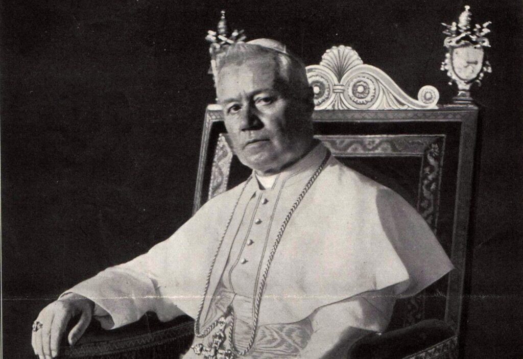 El papa san Pío X en 1903. (Wikipedia)