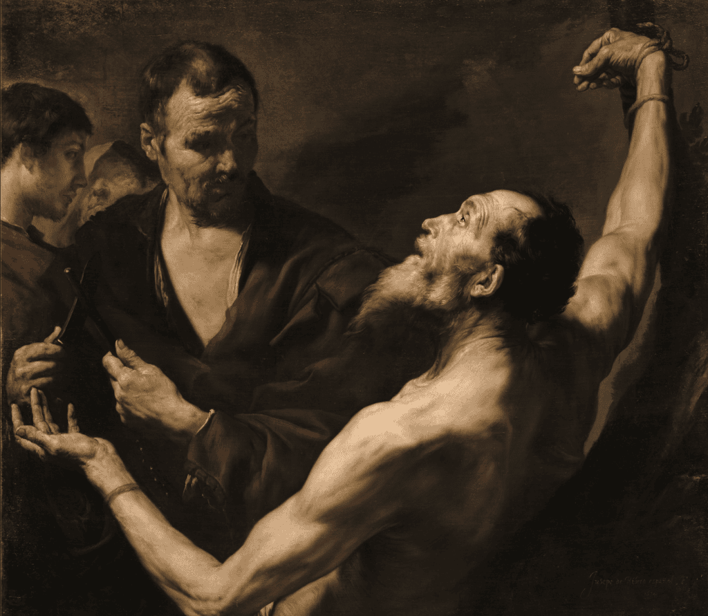 "El martirio de san Bartolomé", de Jusepe de Ribera, 1634. (Wikipedia)
