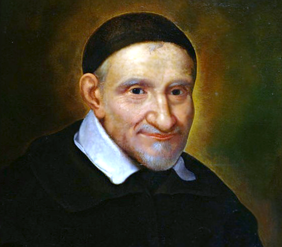 Retrato de San Vicente de Paúl del siglo XVII, realizado por Simon François de Tours. (Wikipedia)
